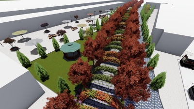 BÜYÜKŞEHİR, PROJELENDİRDİĞİ “YEŞİL KORİDOR” VE “STANDART CADDE” YAPIMINI SÜRDÜRÜYOR