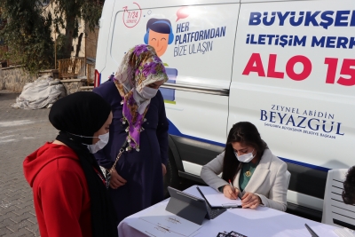 BÜYÜKŞEHİR'DEN MOBİL ÇÖZÜM ARACI 