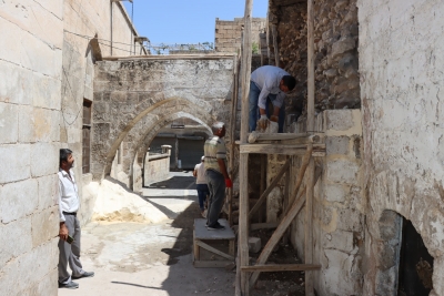 BÜYÜKŞEHİR’DEN TARİHİ CİNCIKLI HAMAMDA RESTORASYON