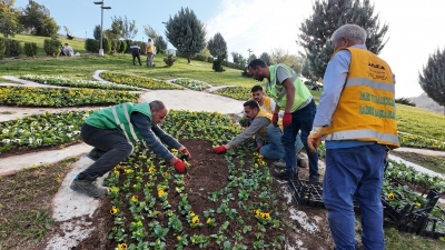 BÜYÜKŞEHİR’DEN YEŞEREN TASARRUF: 400 BİN MEVSİMLİK ÇİÇEK TOPRAKLA BULUŞUYOR