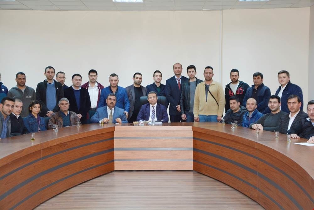 Şehit Enes Çiçek Mesleki ve Teknik Anadolu Lisesi’nden Kaymakamı Ömer Çimşit’e Ziyaret