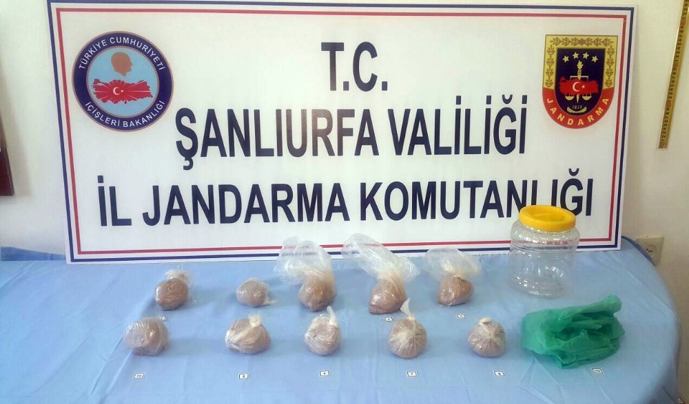 Şanlıurfa’da 1 kilogram eroin ele geçirildi