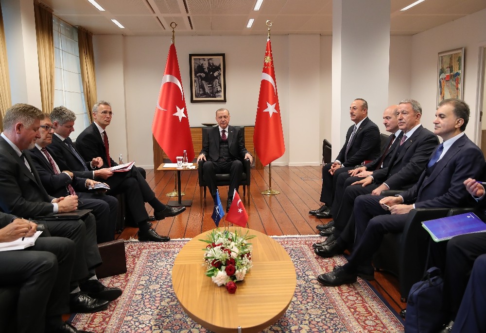 Cumhurbaşkanı Erdoğan, NATO Genel Sekreteri ile görüştü