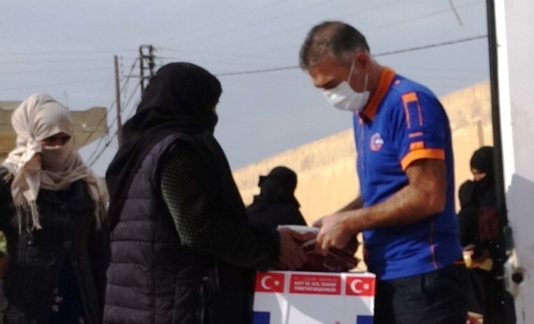 Barış Pınar’ında insani yardımlar sürüyor