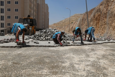 Eyyübiye Belediyesi Yol Yapım Çalışmalarını Sürdürüyor.