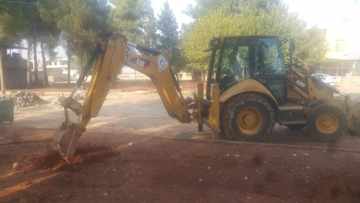 EYYÜBİYE BELEDİYESİ KIRSALDA MİLLET BAHÇESİ YAPIMINI SÜRDÜRÜYOR.