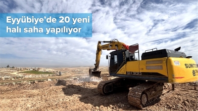 Eyyübiye’de 20 Yeni Halı Saha Yapılıyor
