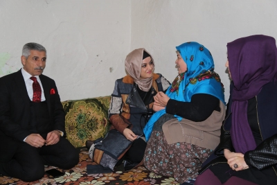 Eyyübiye'de Çat Kapı Ev Ziyaretleri Devam Ediyor