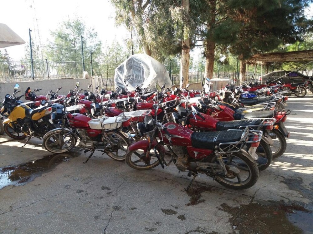 Şanlıurfa’da 80 çalıntı motosiklet ele geçirildi