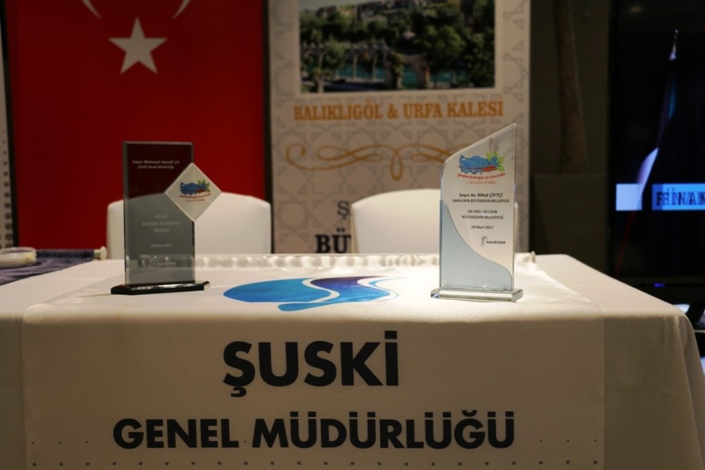 Şanlıurfa Büyükşehir Belediyesi ve ŞUSKİ’ye 2 ödül