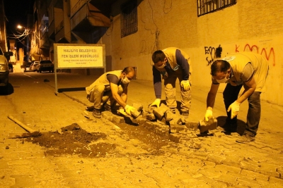 FEN İŞLERİ ÇALIŞMALARA ARA VERMİYOR
