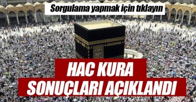 Hac kura çekiliş sonuçları 2018 Diyanet'ten açıklandı!