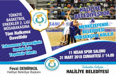 Haliliye Basketbol Takımı, Yüysekçıta Maçına  Hazır