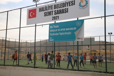 HALİLİYE BELEDİYESİ SEMT SAHALARI, GENÇLERİN YENİ SPOR ADRESİ