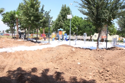 HALİLİYE BELEDİYESİNDEN YENİ PARK ÇALIŞMASI