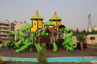 Haliliye Belediyesinden Çocuklar İçin Parklara Yeni Oyun Grubu