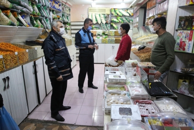 HALİLİYE ZABITA EKİPLERİNDEN YILBAŞI DENETİMİ