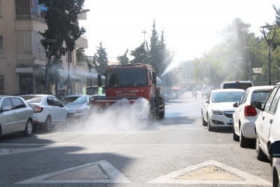 HALİLİYE’DE SALGINLA MÜCADELE SÜRÜYOR