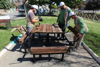 HALİLİYE’DE YENİ PARKLAR ‘YEŞİL’ İLE BULUŞUYOR