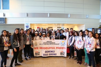 Haliliye'li Öğrenciler İstanbul'a Uğurlandı