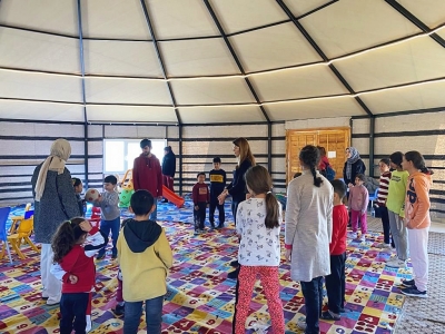 Harran Üniversitesi, Depremden Etkilenen Çocuklar İçin Oyun, Etkinlik ve Eğitim Alanı Kurdu