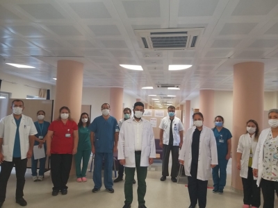Harran Üniversitesi Hastanesi'nde Covid-19 Koordinasyon Merkezi açıldı 