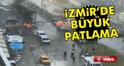 İzmir'de Adliye Önünde Patlama İlk görüntüler