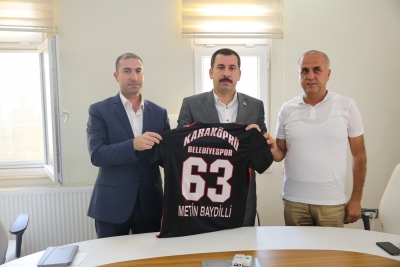 Karaköprü Belediyespor Yönetiminden Başkan Baydilli ye Ziyaret