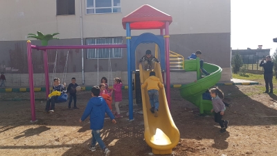 Karaköprü Kırsalında Çocuklar Oyun Parkına Kavuşuyor