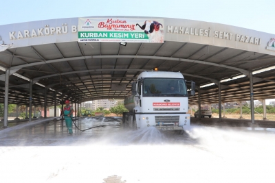 KARAKÖPRÜ’DE KURBAN BAYRAMI HAZIRLIKLARI SÜRÜYOR