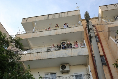 RAMAZAN BAYRAMINDA SOKAKLARDA CANLI TASAVVUF KONSERİ