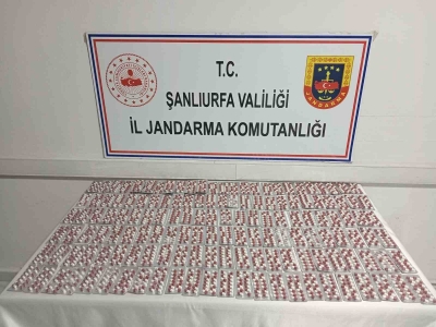 Şanlıurfa’da 2 bin 128 uyuşturucu hap ele geçirildi