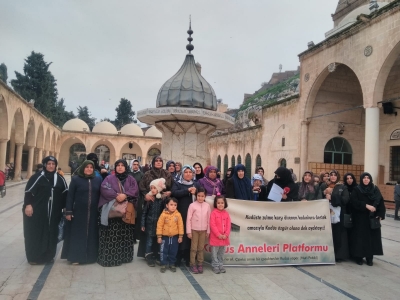 Şanlıurfalı Kudüs Anneleri 52. kez eylem yaptı