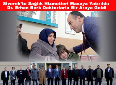 Siverek’te Sağlık Hizmetleri Masaya Yatırıldı: Dr. Erhan Berk Doktorlarla Bir Araya Geldi