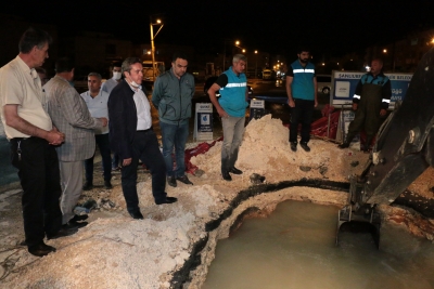 ŞUSKİ ARIZAYA ANINDA MÜDAHALE ETTİ