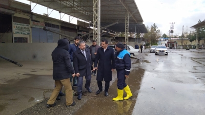 ŞUSKİ’DE SAĞANAK YAĞIŞ MESAİSİ