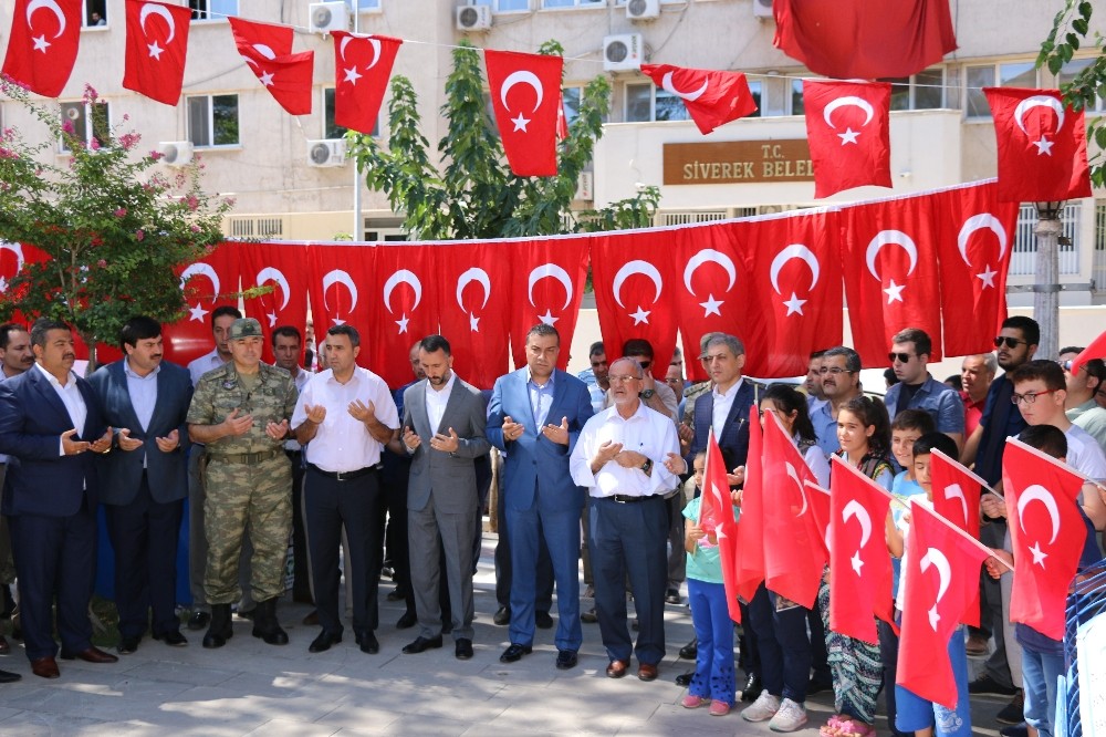 Siverek’te 15 Temmuz resim sergisi açıldı