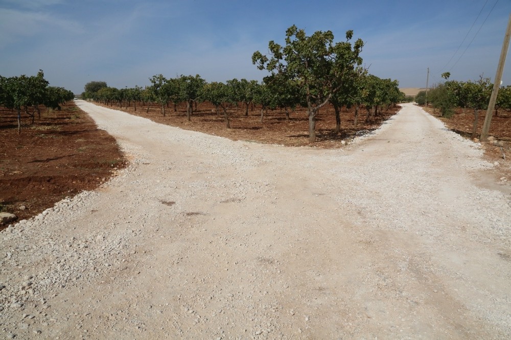 Haliliye kırsalında yol yapım atağı