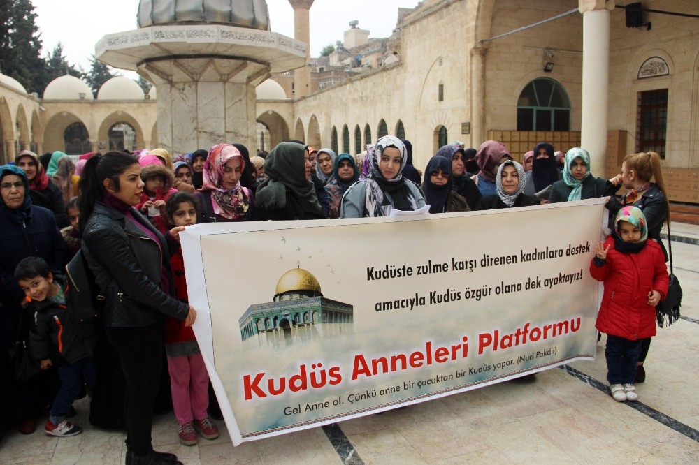 Şanlıurfalı kadınlar Kudüs’e sahip çıktı