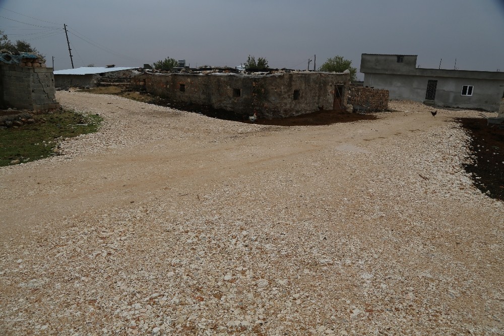 Haliliye kırsalında yol yapım çalışmaları