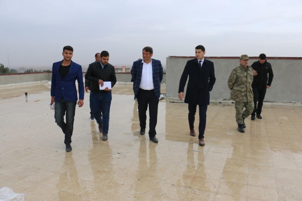 Akçakale belediye hizmet binası ve kültür merkezi inşaatında sona gelindi