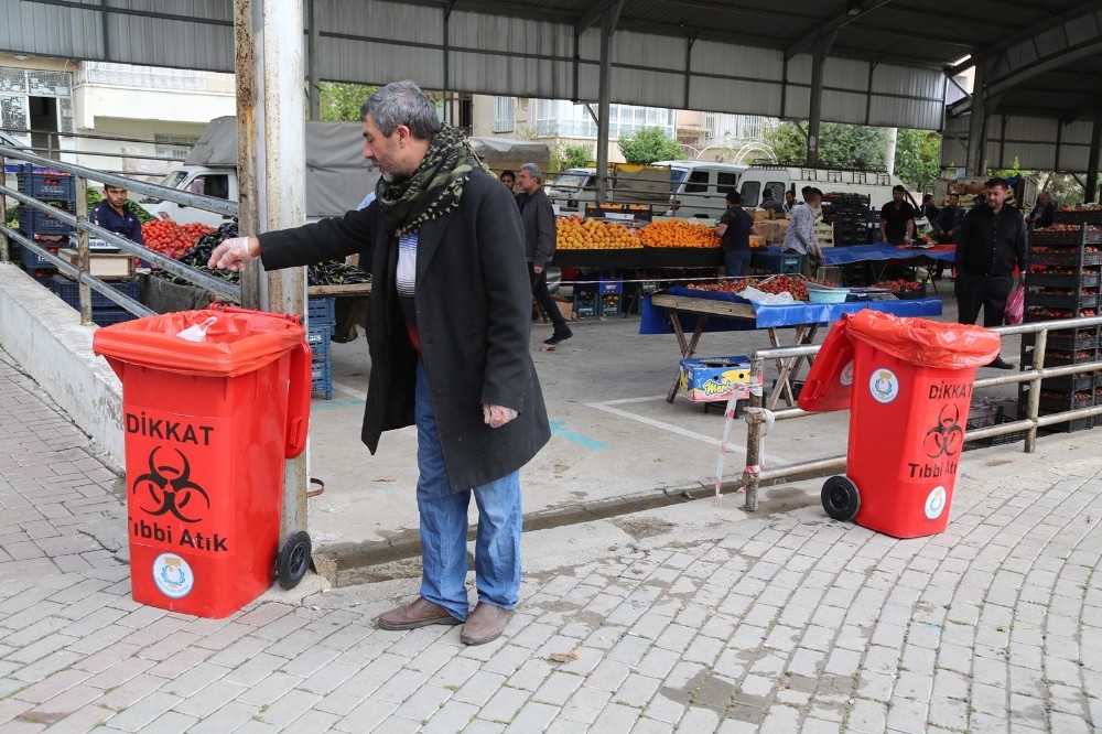 Tıbbi atık kutuları konumlandırıldı