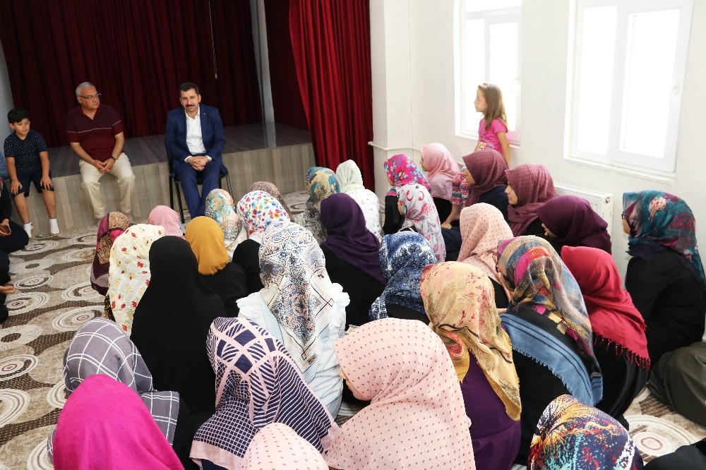 Baydilli kuran kursu öğrencileriyle buluştu