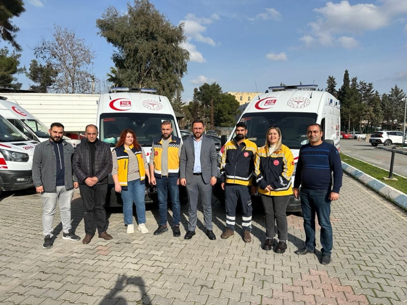 2 Adet Ambulans Şanlıurfa İl Sağlık Müdürlüğüne tahsis edildi.