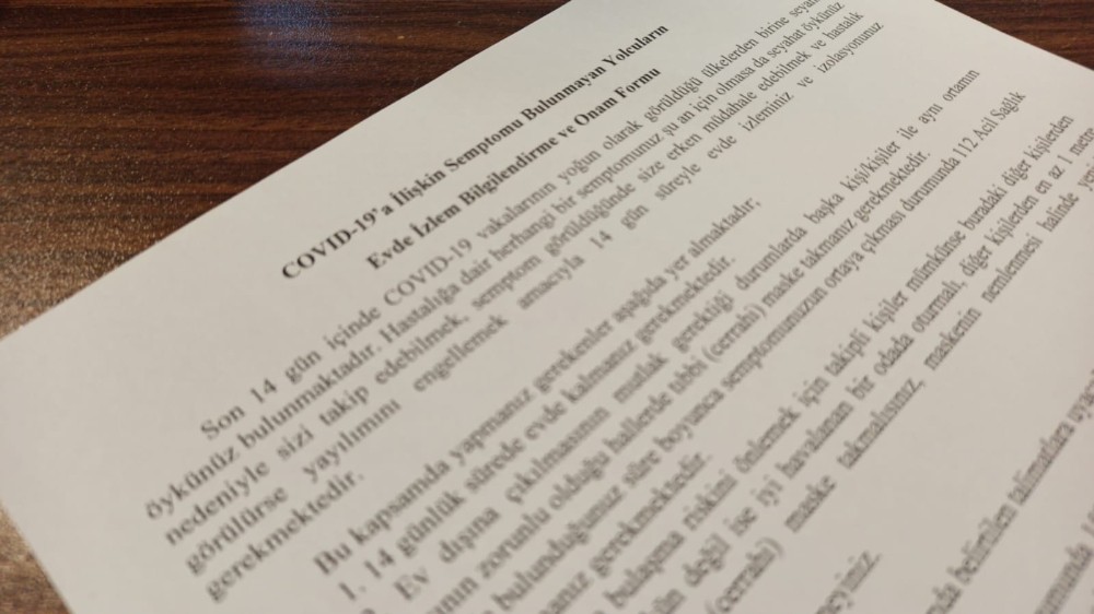 14 gün kuralına taahhütname