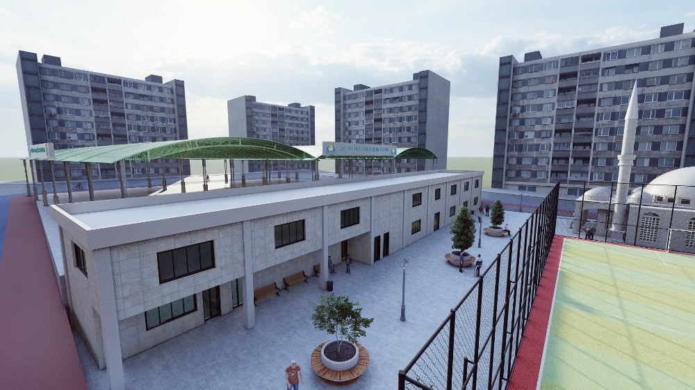 Karşıyaka’ya semt pazarı ve kompleksi yapılıyor