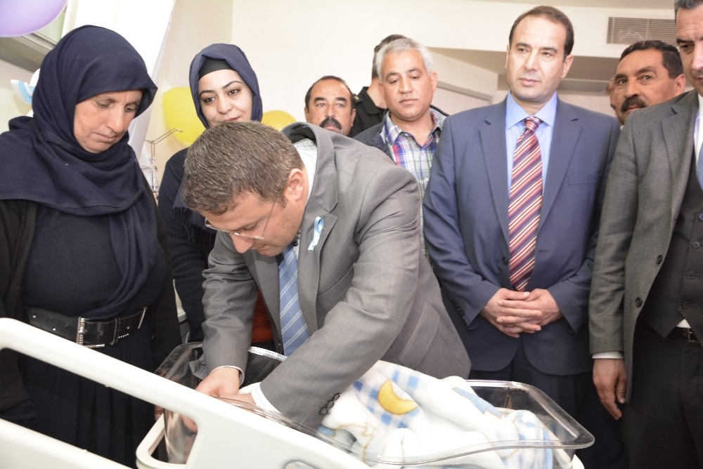 Viranşehir’deki bombalı saldırıda şehit olan bekçi İbrahim Kete’nin oğlu dünyaya geldi