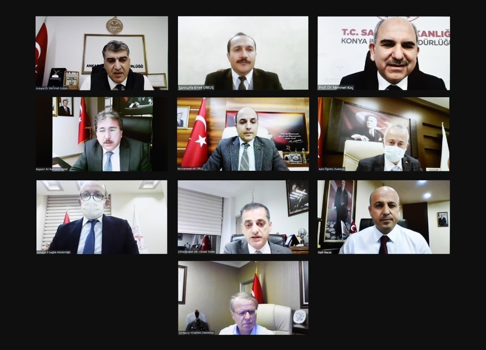 Bakan Koca Şanlıurfa sağlık il müdürü ile görüştü