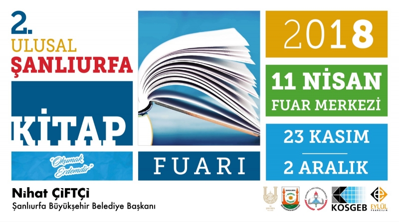 2.Ulusal Şanlıurfa Kitap Fuarı Başlıyor