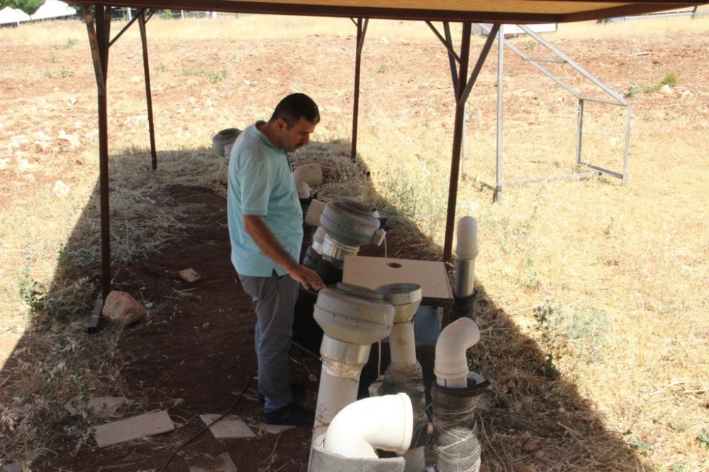 Sıcak havayı topraktan geçirip soğuk hava üretiyor